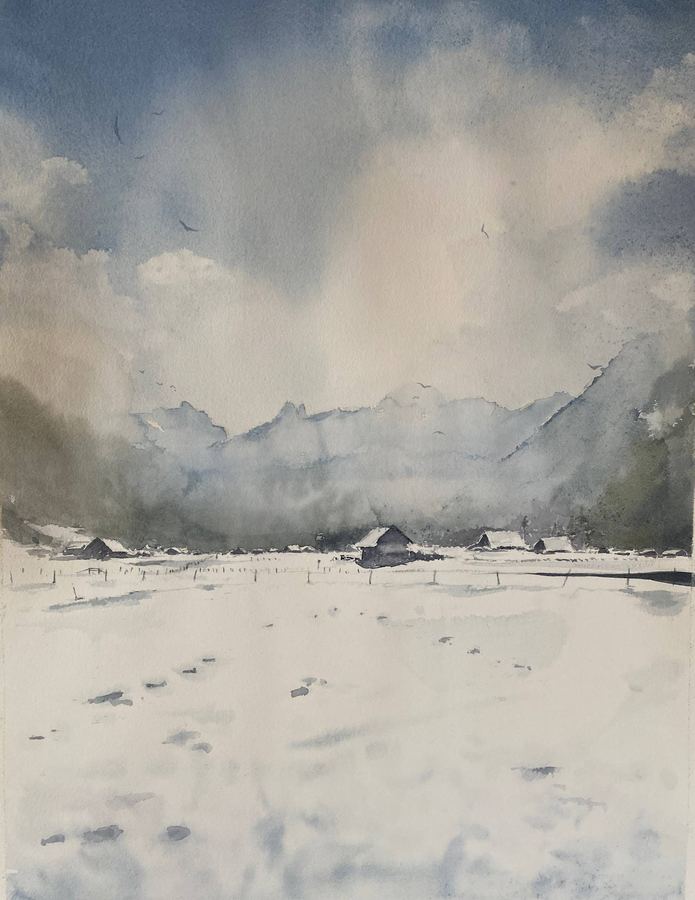 Winter Ending by Ian Clements